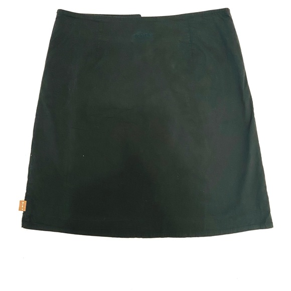 Skunkfunk Green Wrap Cotton Skirt sz 3 - Picture 3 of 6